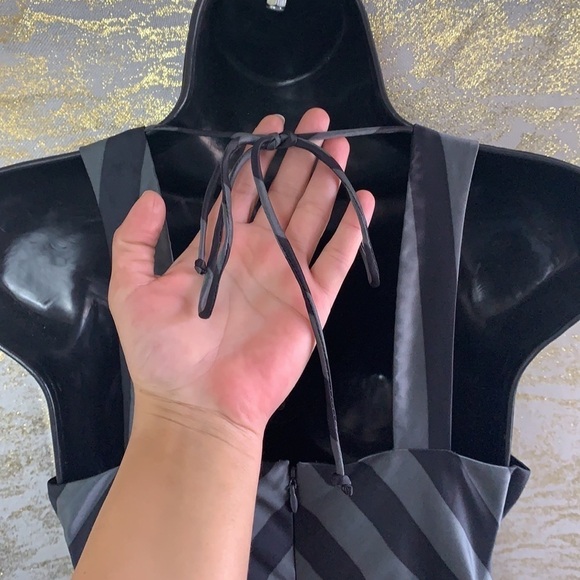 Vero Moda Grey/turquoise floral print sleeveless mini dress size 34 - Picture 5 of 15